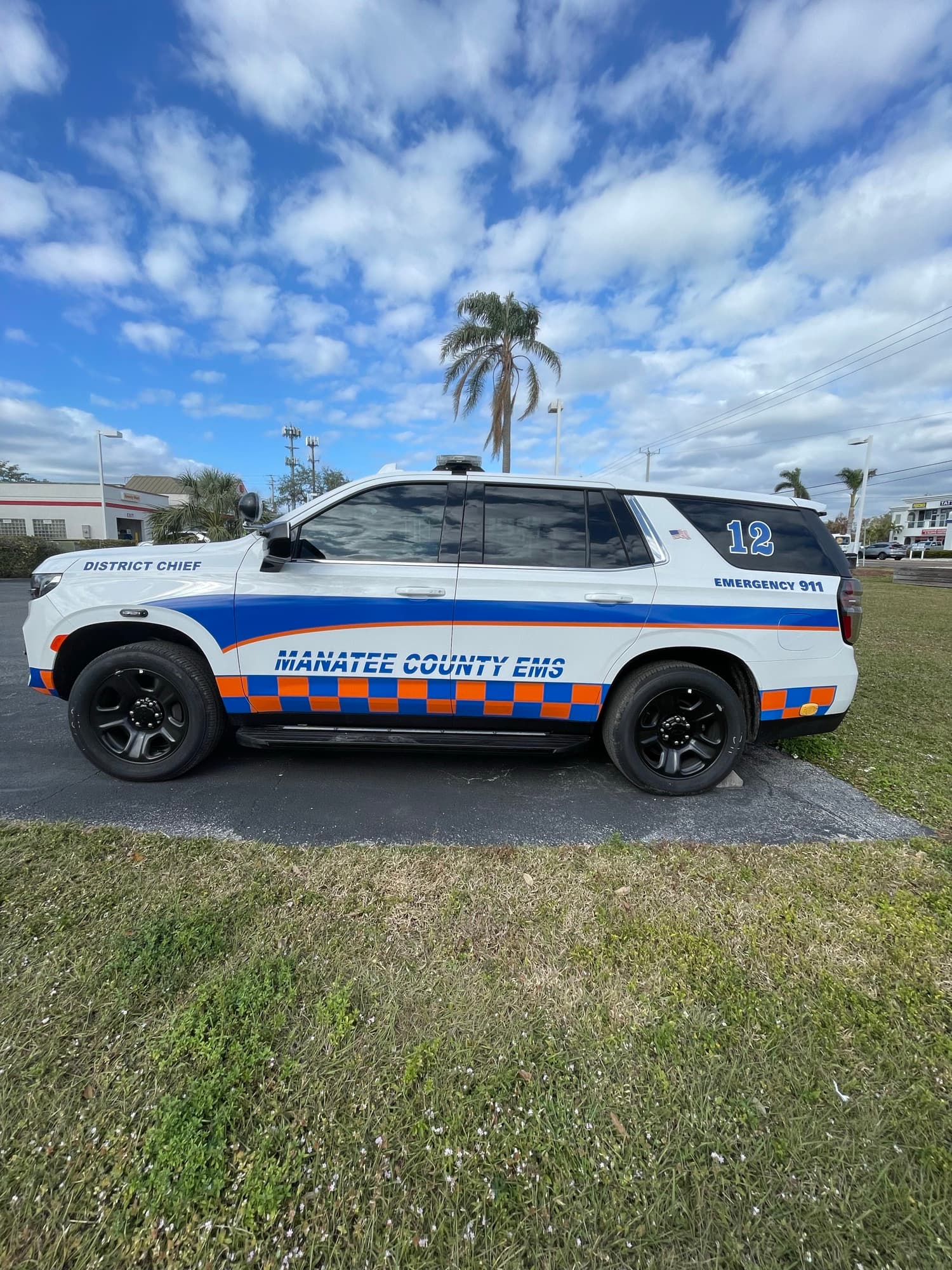 Manatee County EMS vehicle graphics by ATD Suncoast
