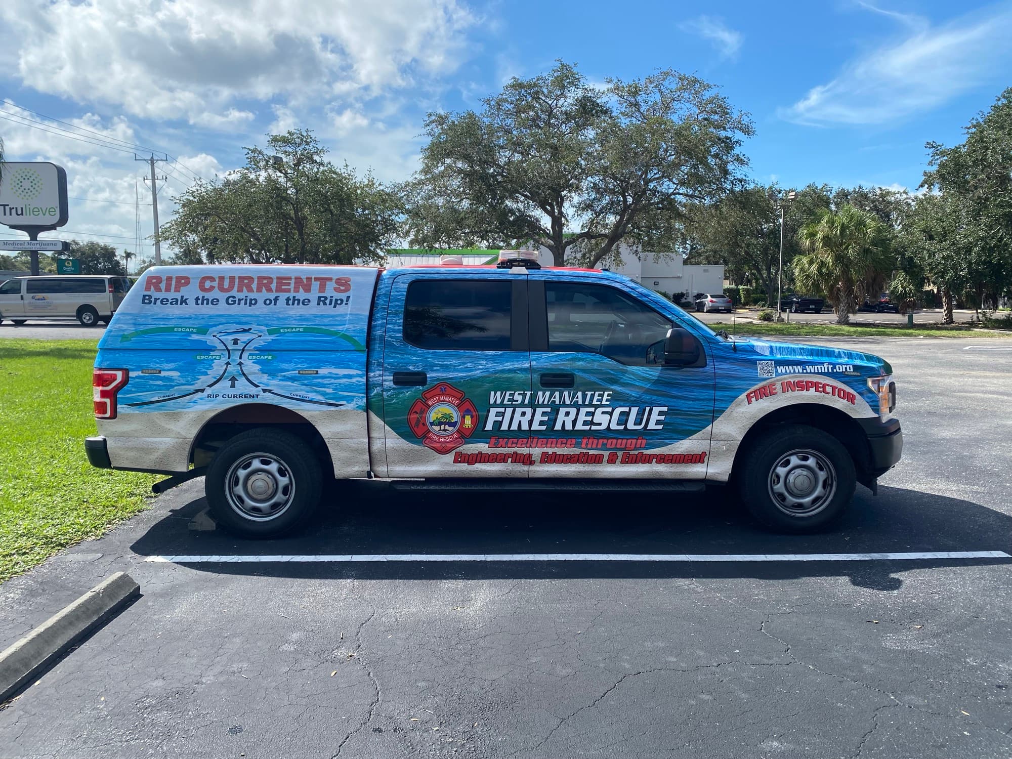 Ten-8 Fire & Safety van lettering and DOT numbers by ATD
