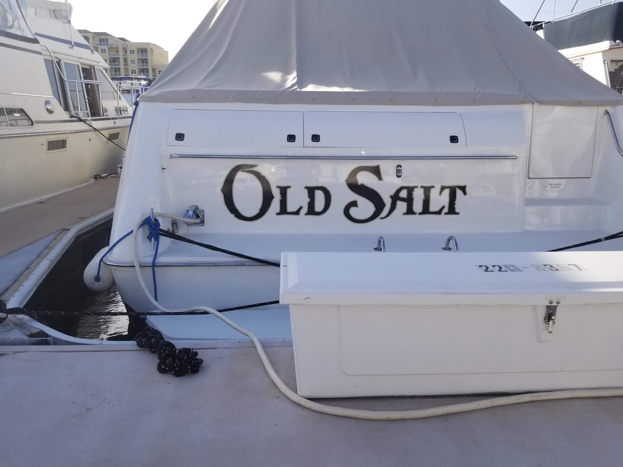 Custom boat graphics pontoon branding by Auto Trim Design Bradenton