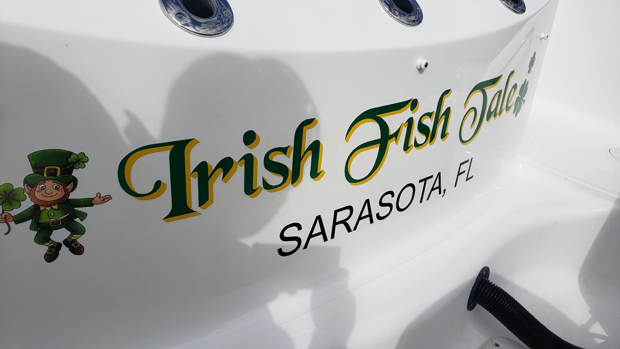 Custom boat graphics marine graphics by Auto Trim Design Bradenton