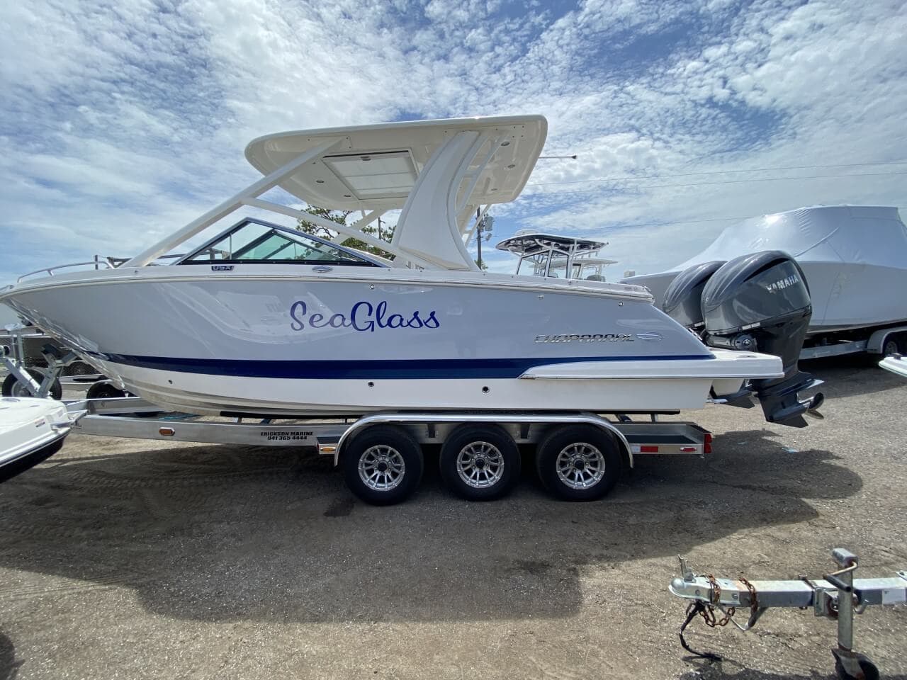 Custom boat graphics marine graphics by Auto Trim Design Bradenton