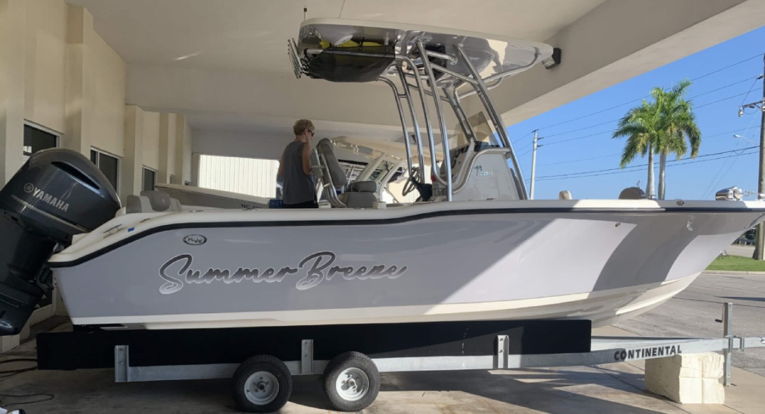 Custom boat graphics marine graphics by Auto Trim Design Bradenton