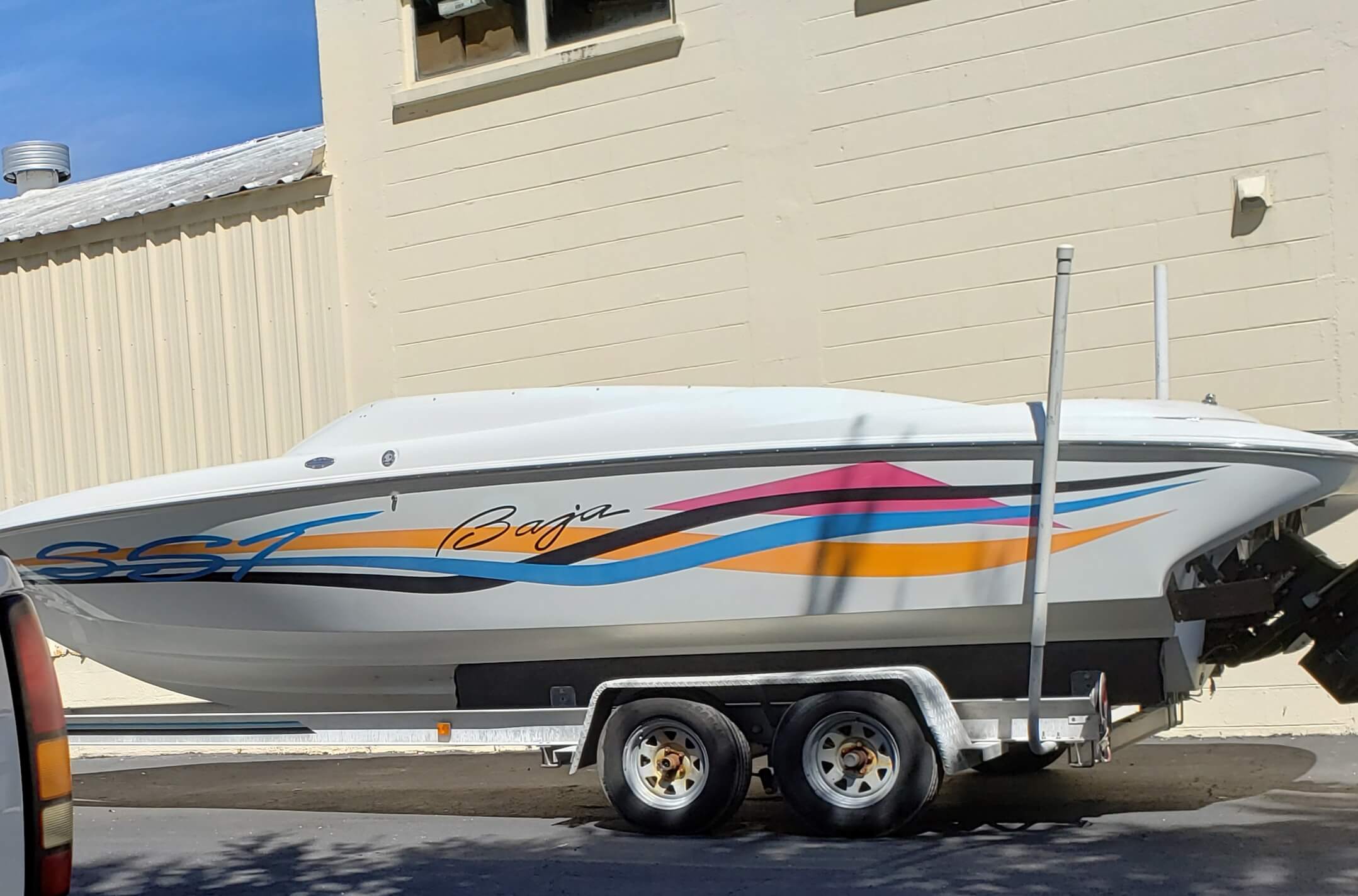 Custom boat graphics marine graphics by Auto Trim Design Bradenton