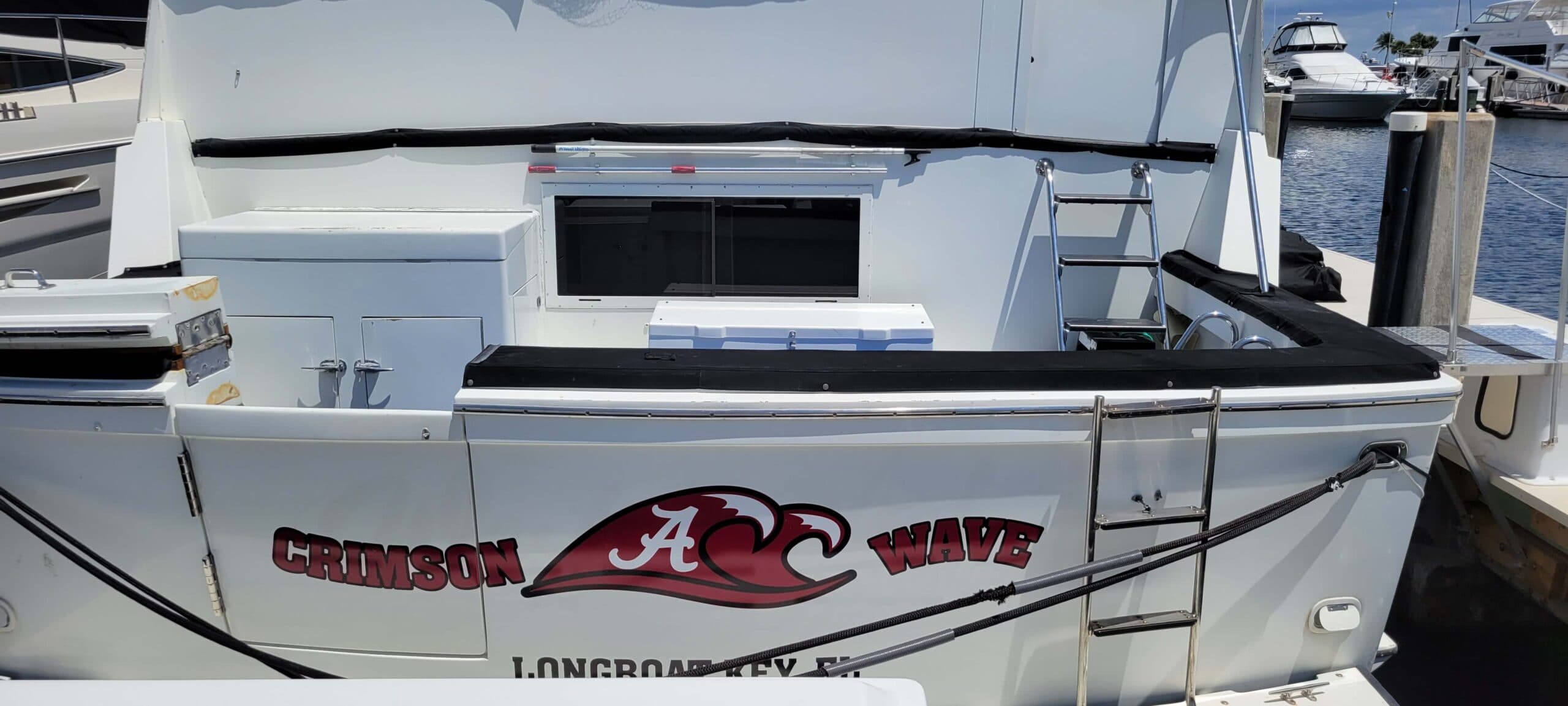 Custom boat graphics marine graphics by Auto Trim Design Bradenton