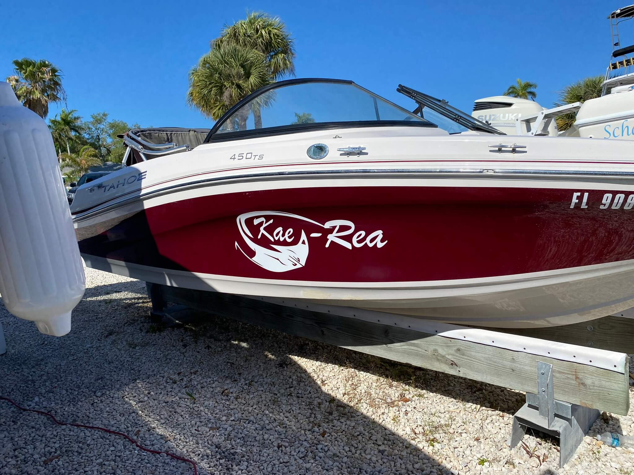 Custom boat graphics marine graphics by Auto Trim Design Bradenton
