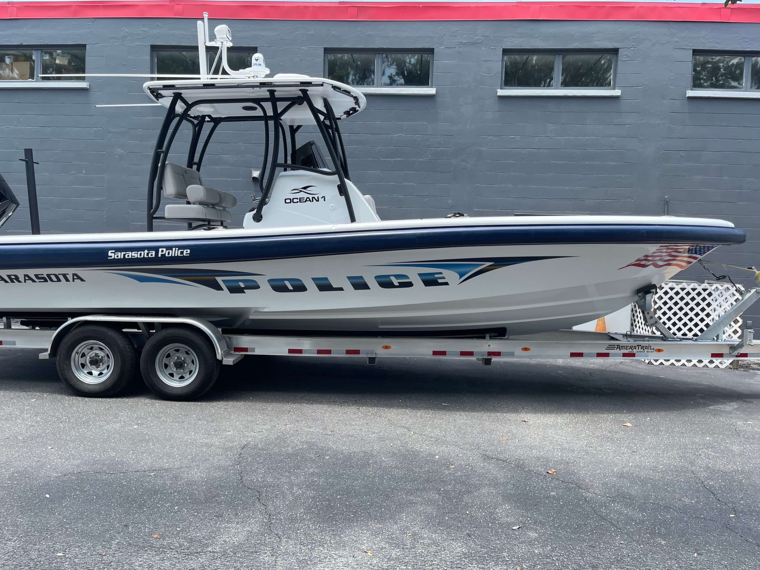 Custom boat graphics marine graphics by Auto Trim Design Bradenton