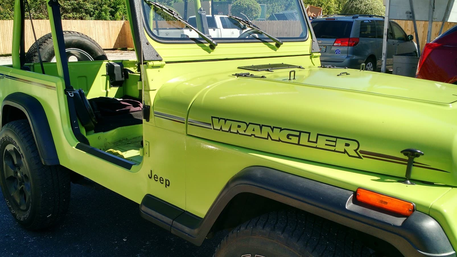 Custom vinyl graphics on Toyota by ATD Suncoast