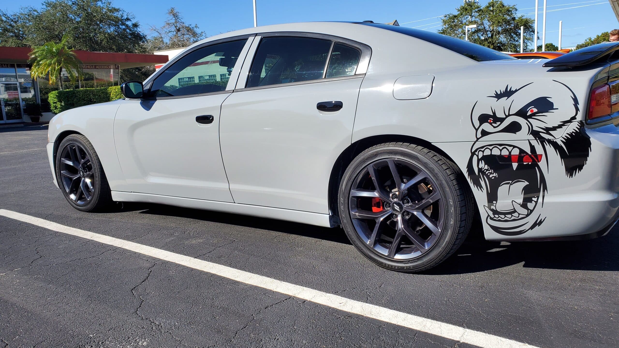 Custom vinyl graphics on custom vehicle by ATD Suncoast