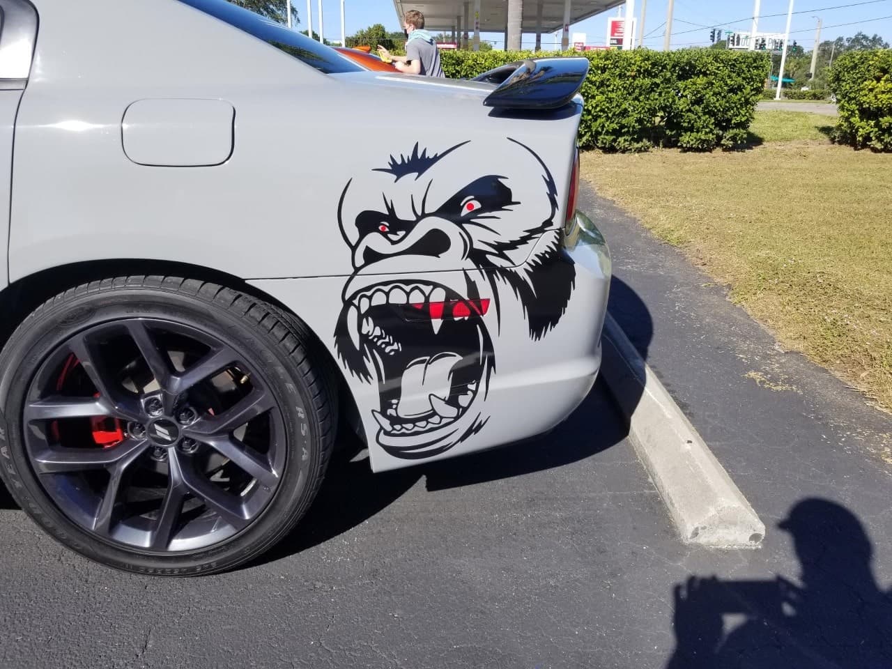 Custom vinyl graphics on custom vehicle by ATD Suncoast