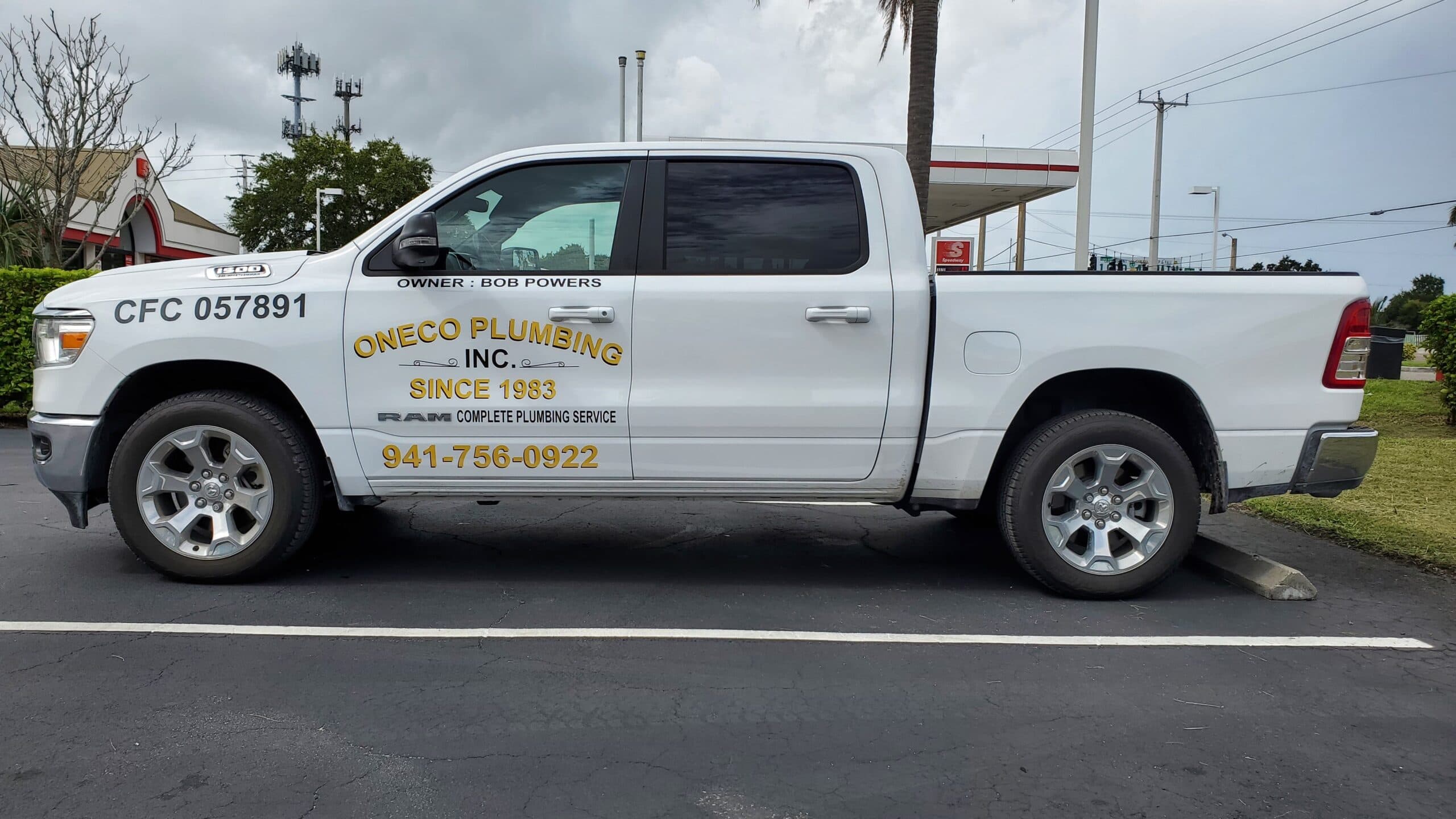 Custom vinyl graphics on custom vehicle by ATD Suncoast