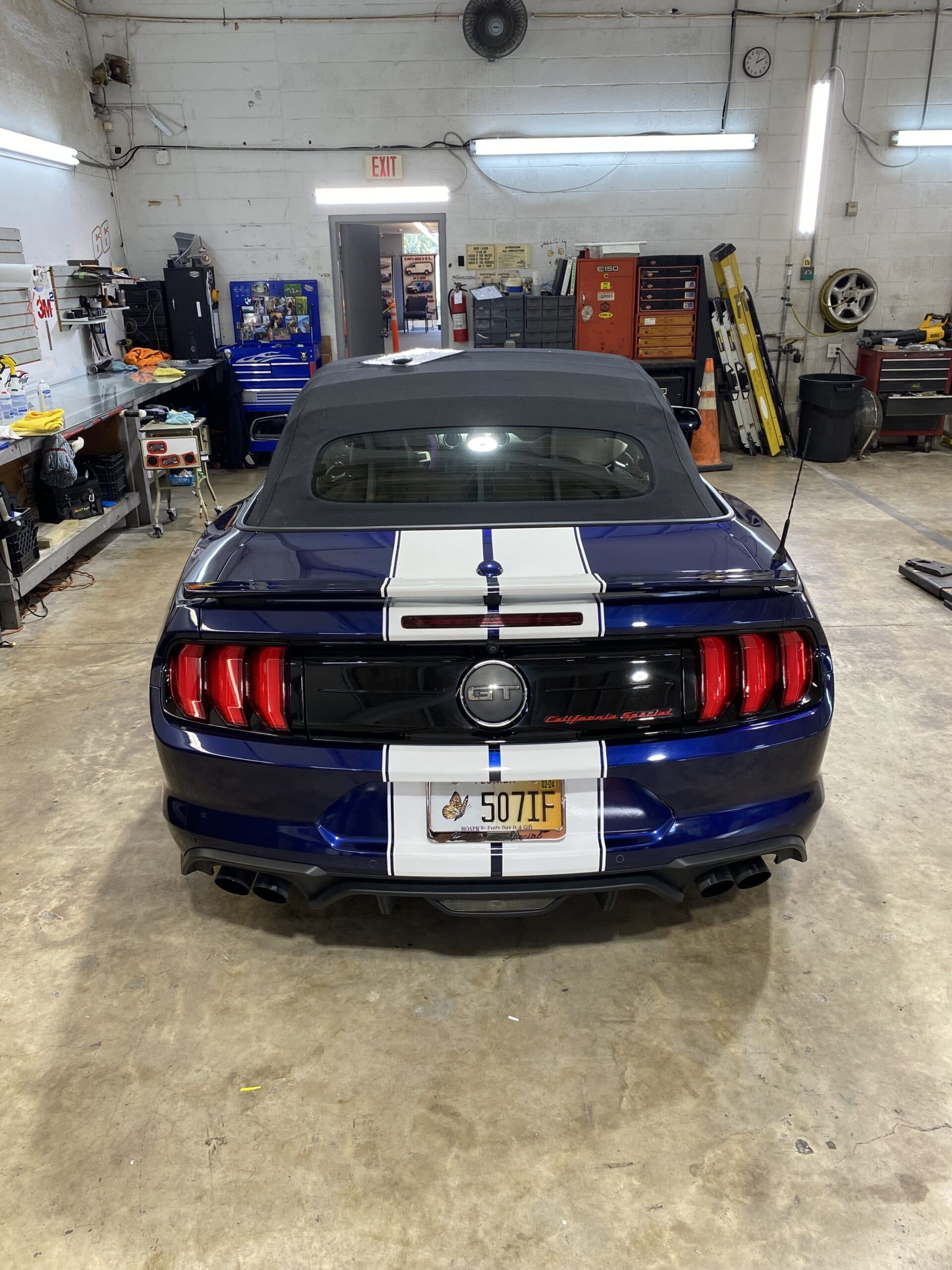Custom vinyl graphics on custom vehicle by ATD Suncoast