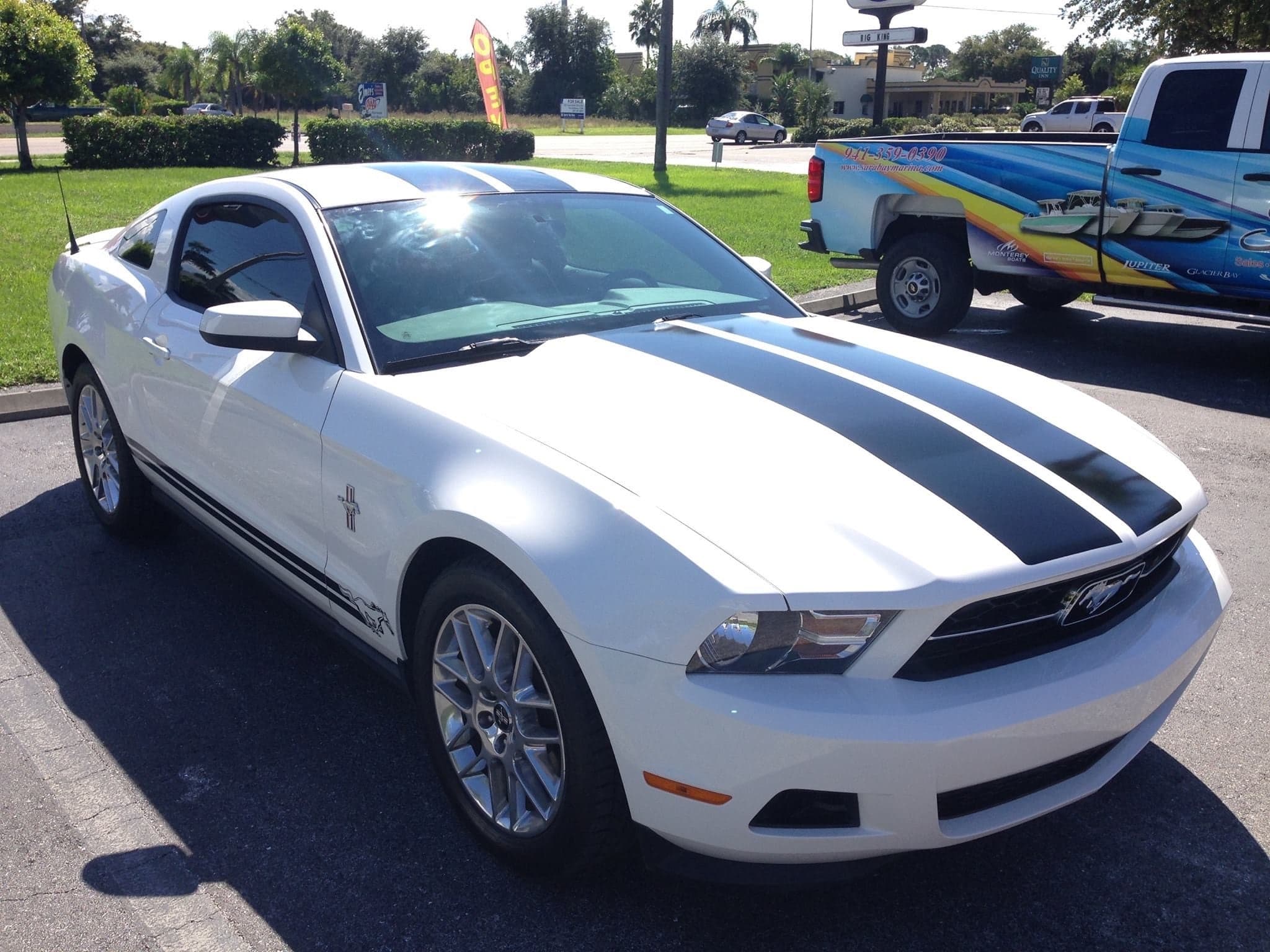 Custom vinyl graphics on custom vehicle by ATD Suncoast