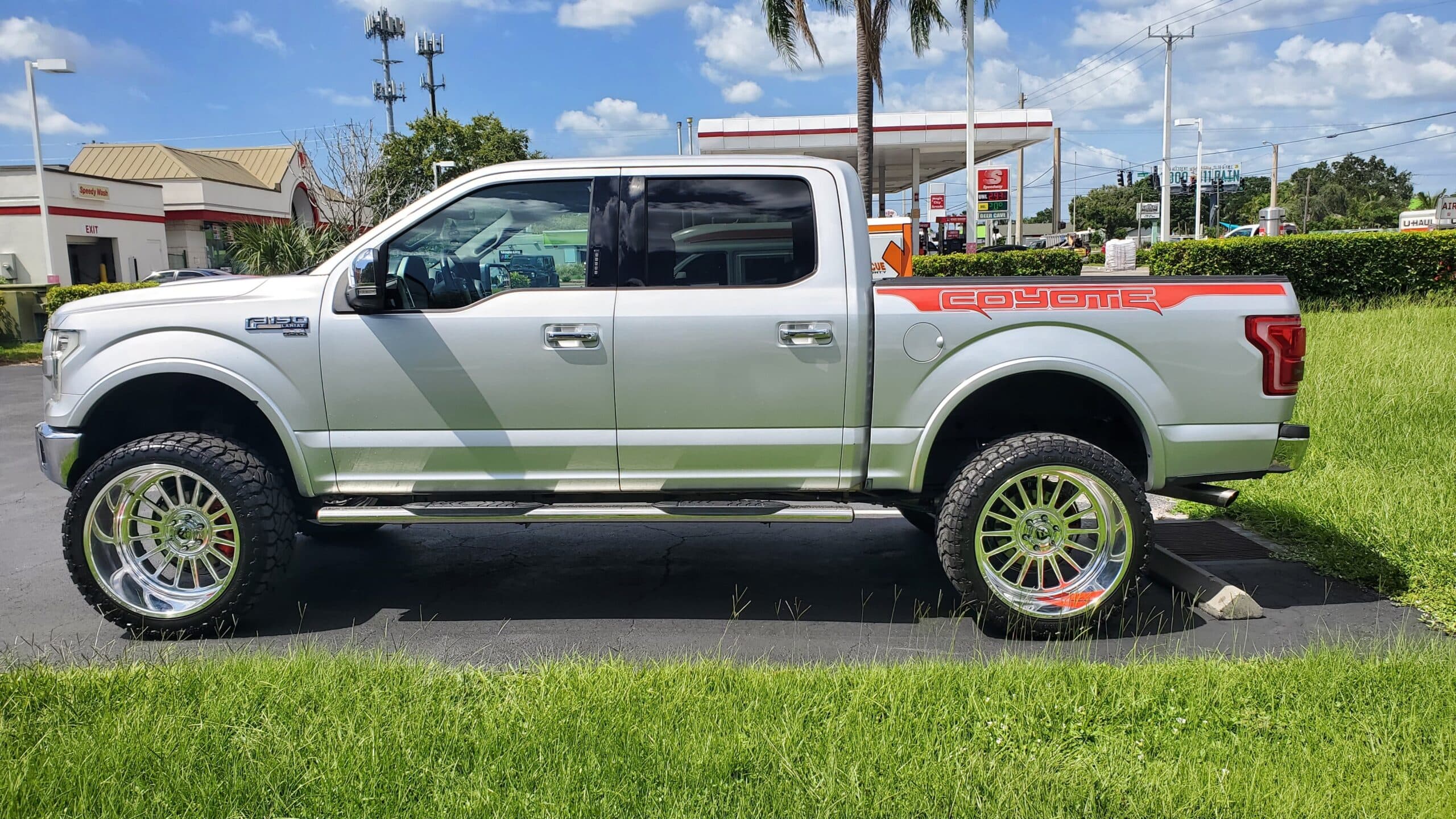 Custom vinyl graphics on custom vehicle by ATD Suncoast