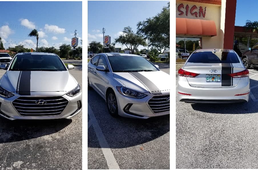 Custom vinyl graphics on custom vehicle by ATD Suncoast