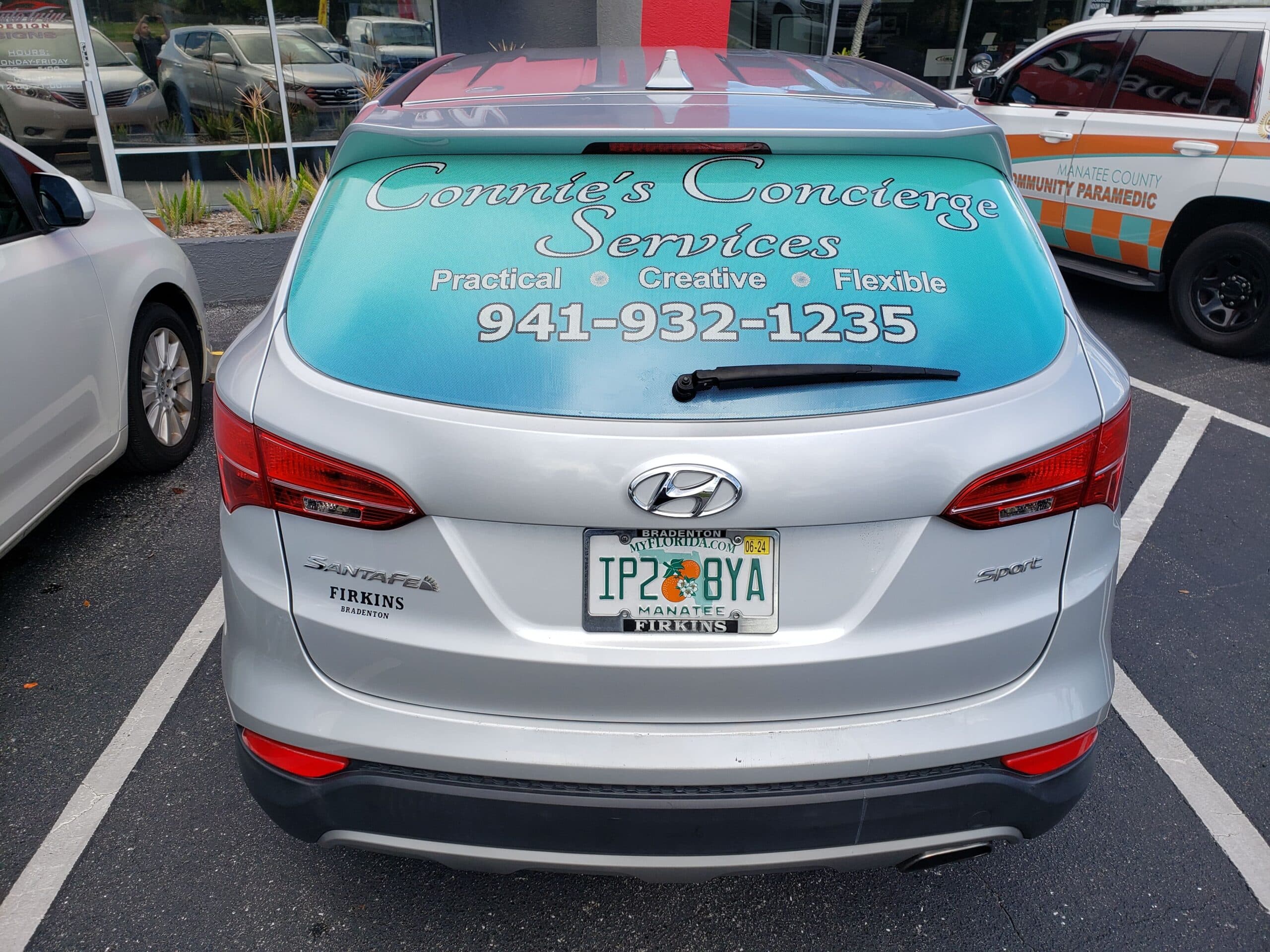 Custom vinyl graphics on custom vehicle by ATD Suncoast