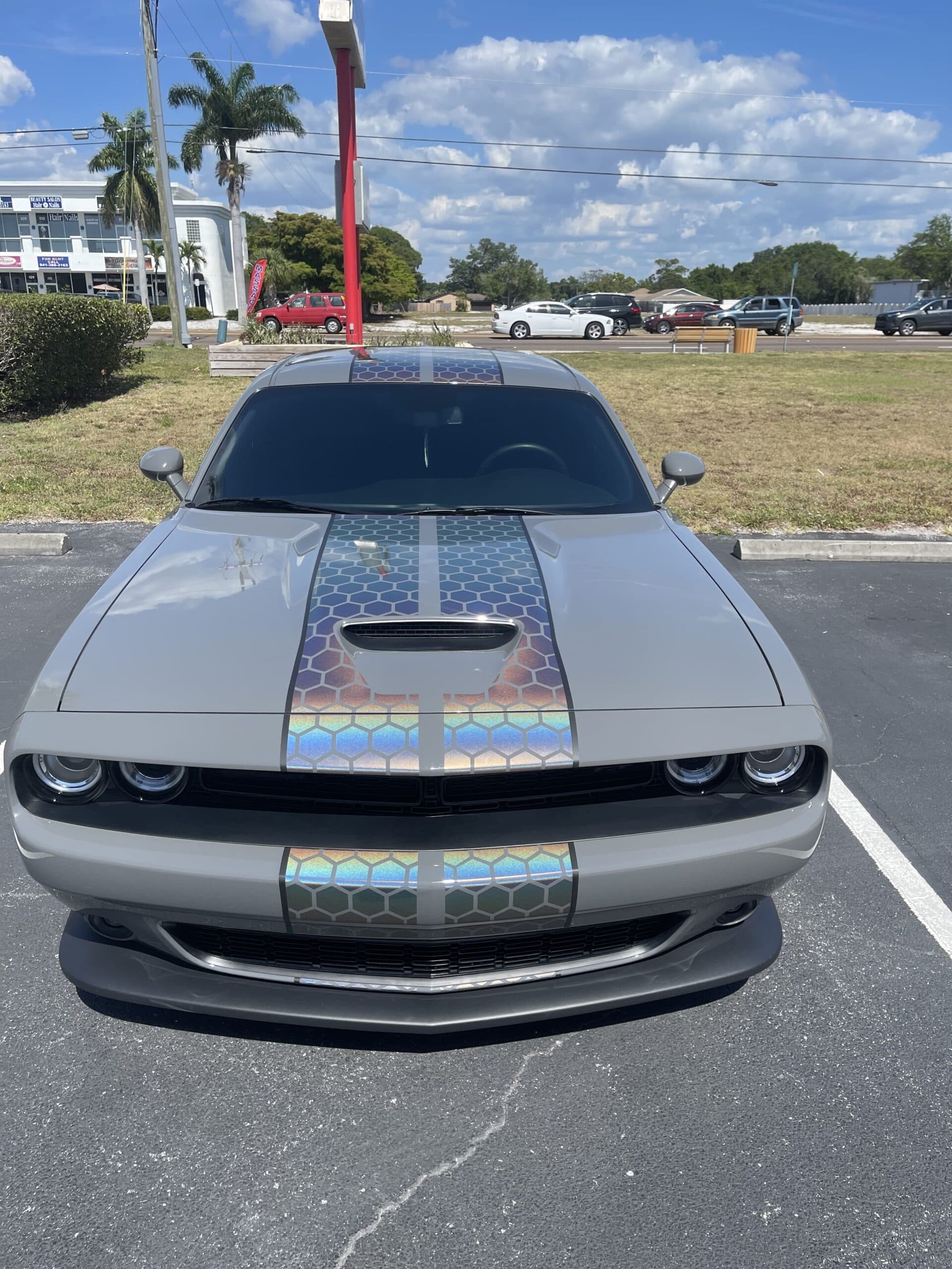 Custom vinyl graphics on custom vehicle by ATD Suncoast