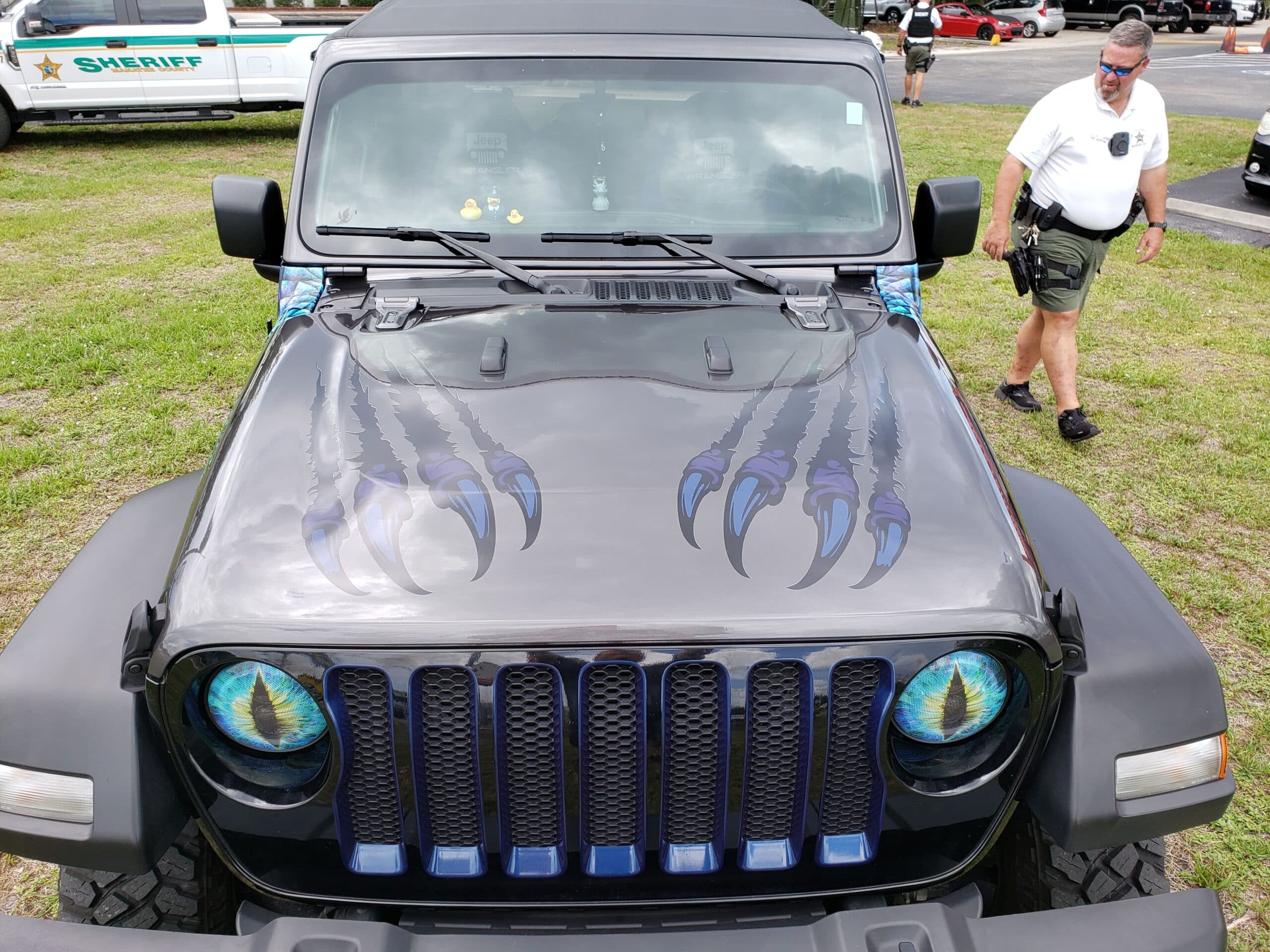 Custom vinyl graphics on custom vehicle by ATD Suncoast