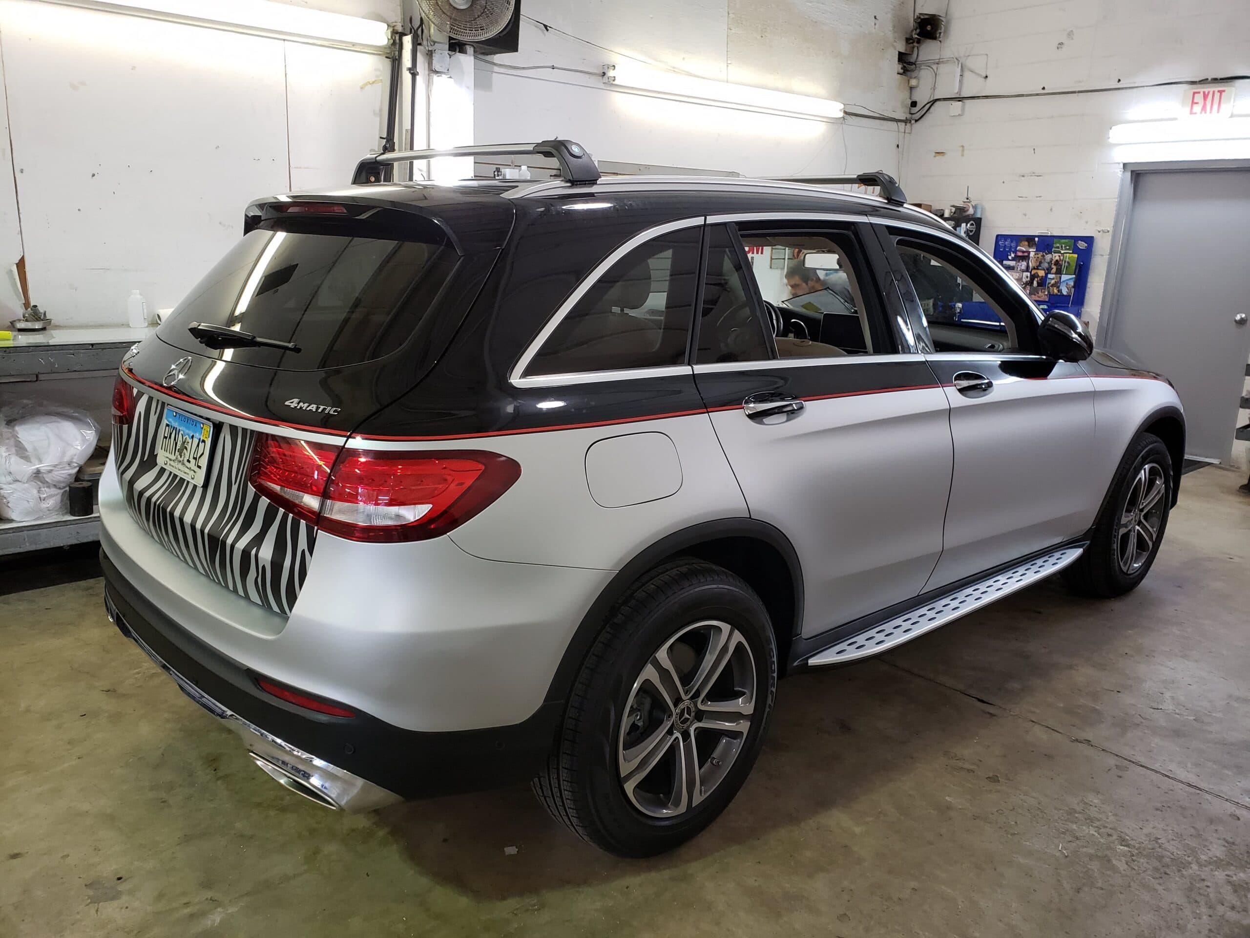 Custom vinyl graphics on custom vehicle by ATD Suncoast