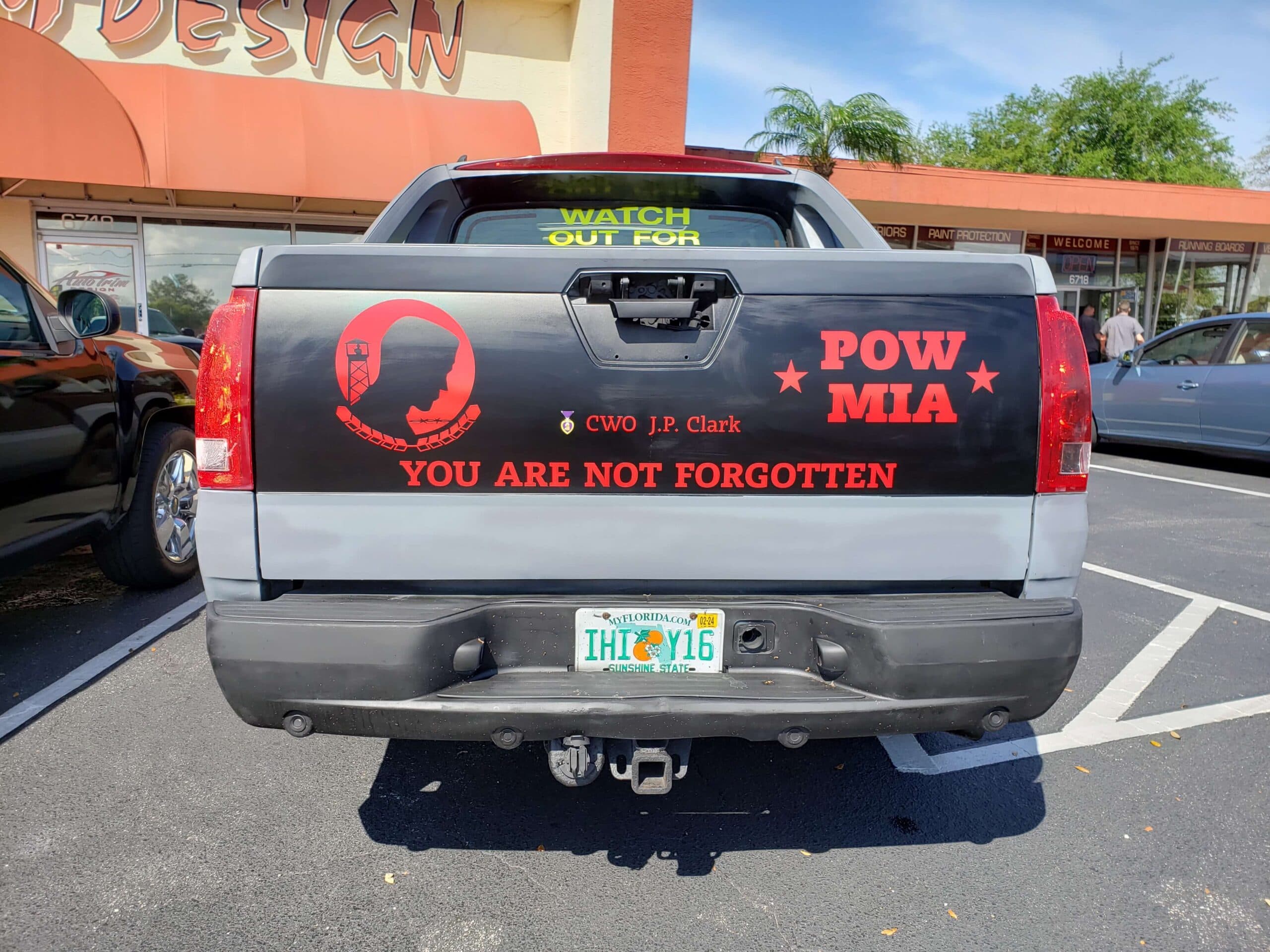 Custom vinyl graphics on custom vehicle by ATD Suncoast