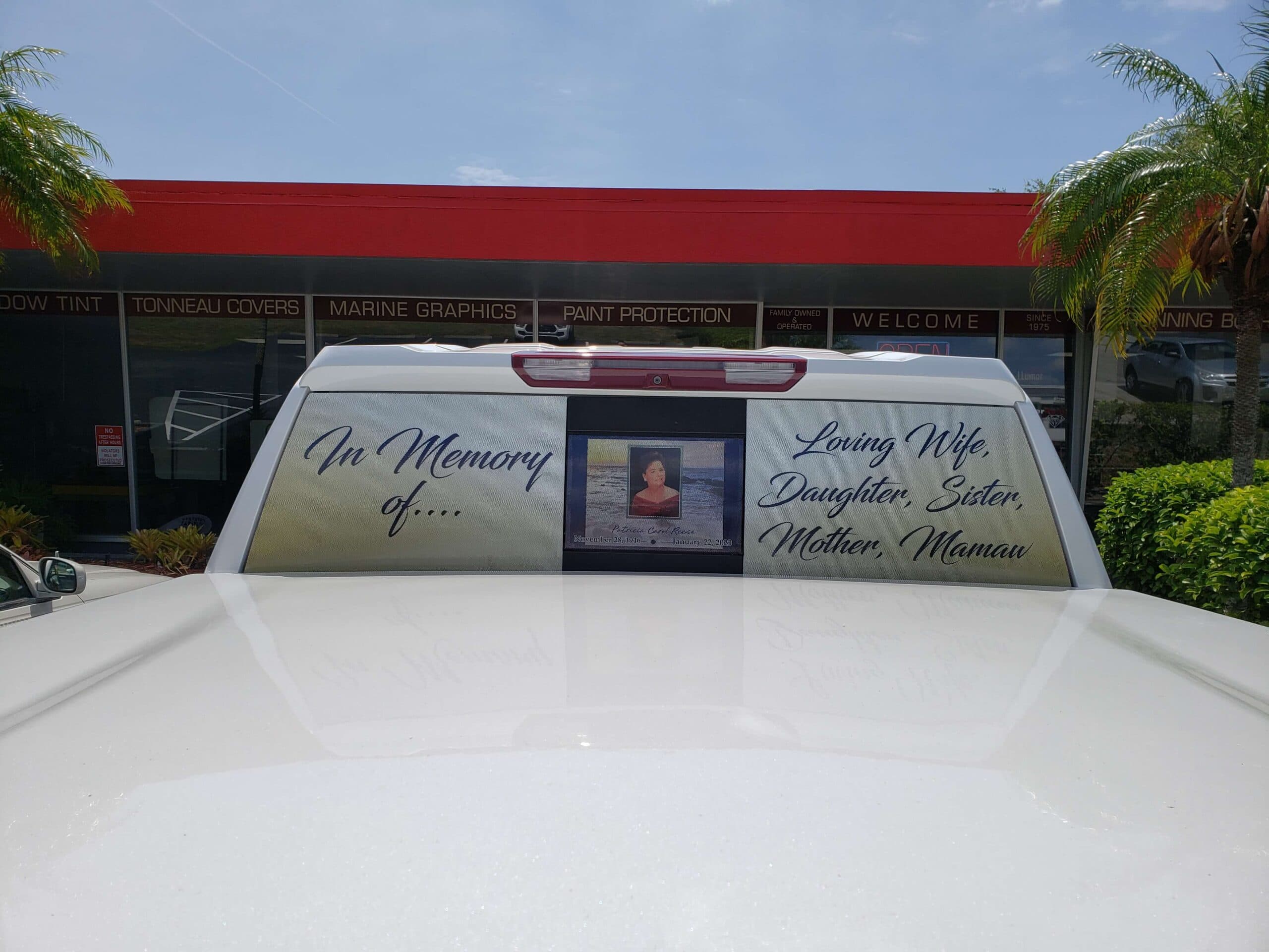 Custom vinyl graphics on custom vehicle by ATD Suncoast