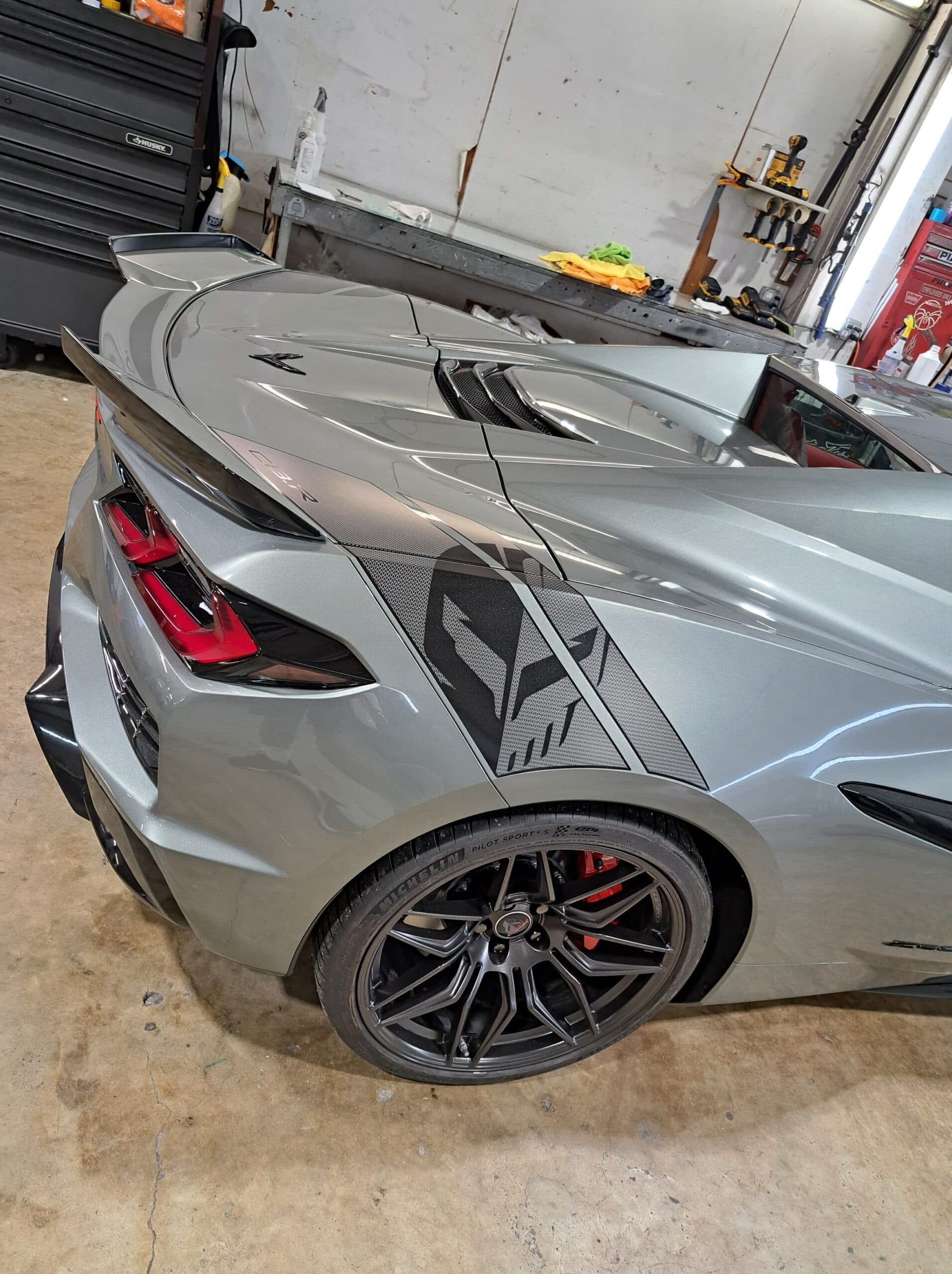Custom vinyl graphics on custom vehicle by ATD Suncoast