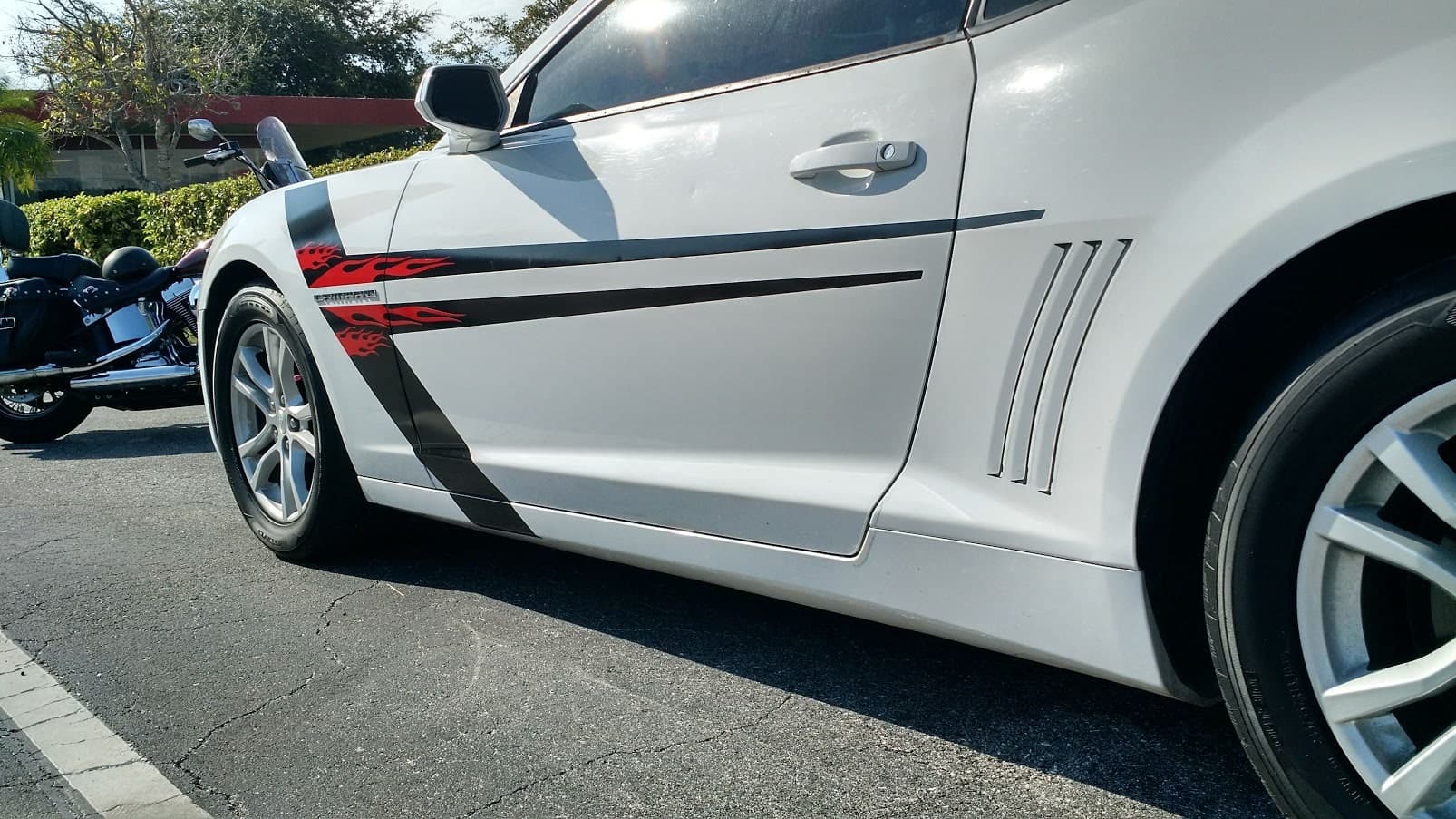 Custom vinyl graphics on custom vehicle by ATD Suncoast