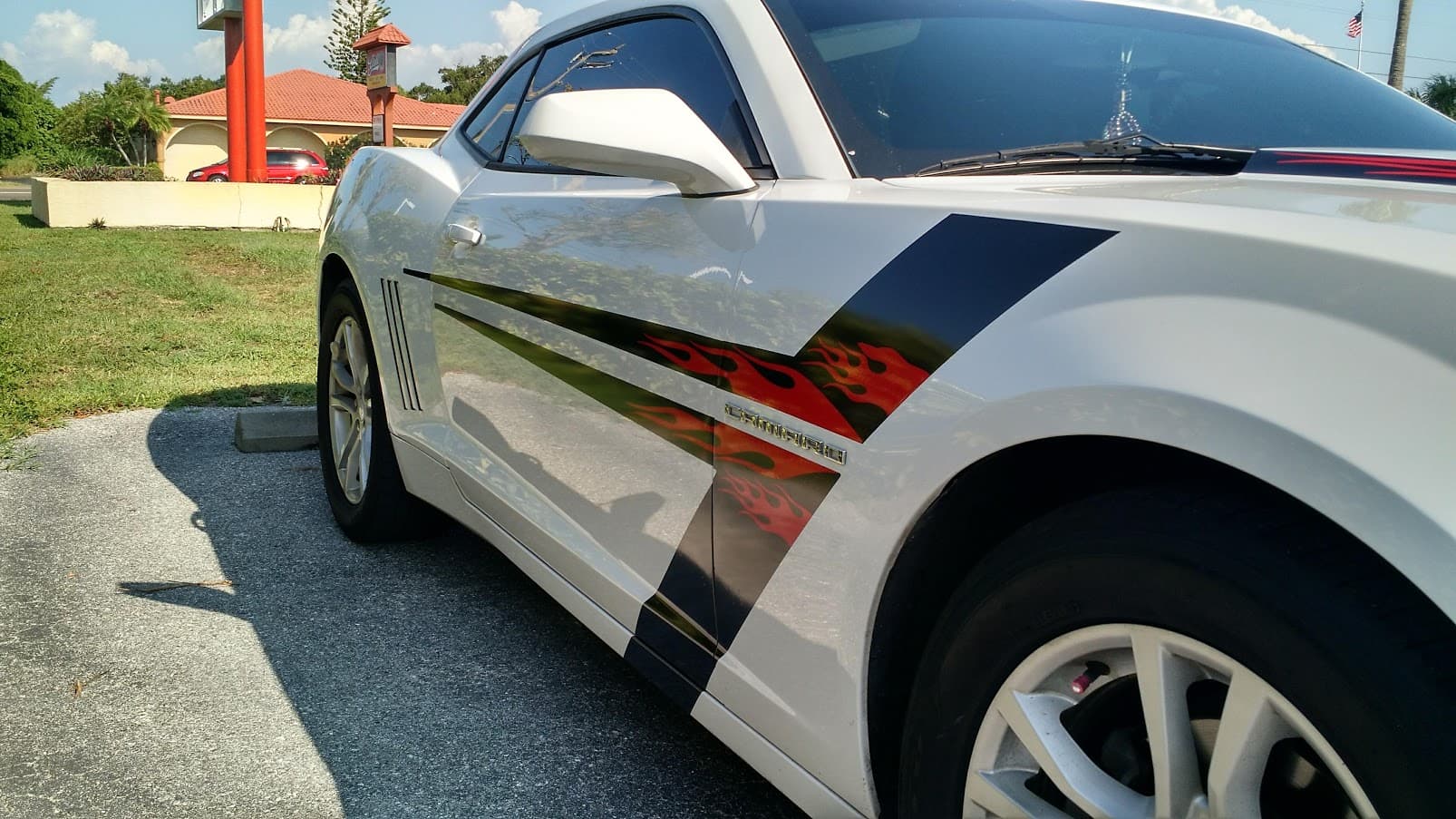 Custom vinyl graphics on custom vehicle by ATD Suncoast