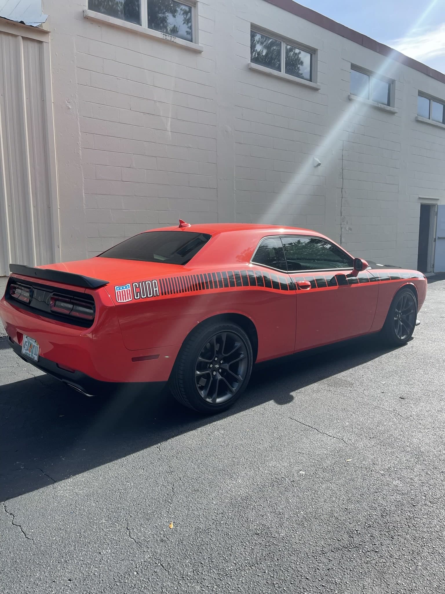 Custom vinyl graphics on custom vehicle by ATD Suncoast