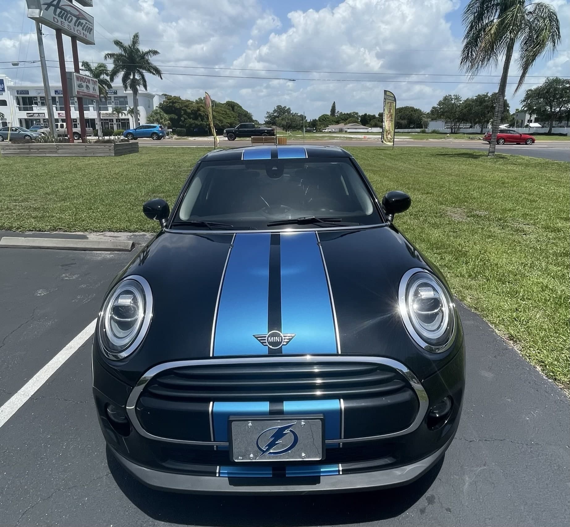 Custom vinyl graphics on custom vehicle by ATD Suncoast