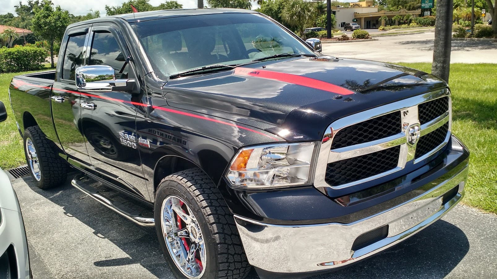 Custom vinyl graphics on custom vehicle by ATD Suncoast