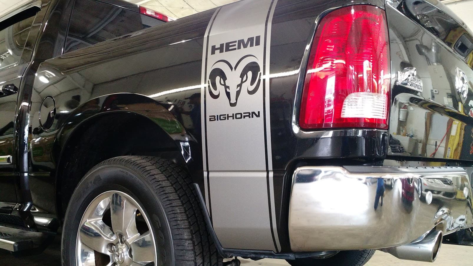 Custom vinyl graphics on custom vehicle by ATD Suncoast