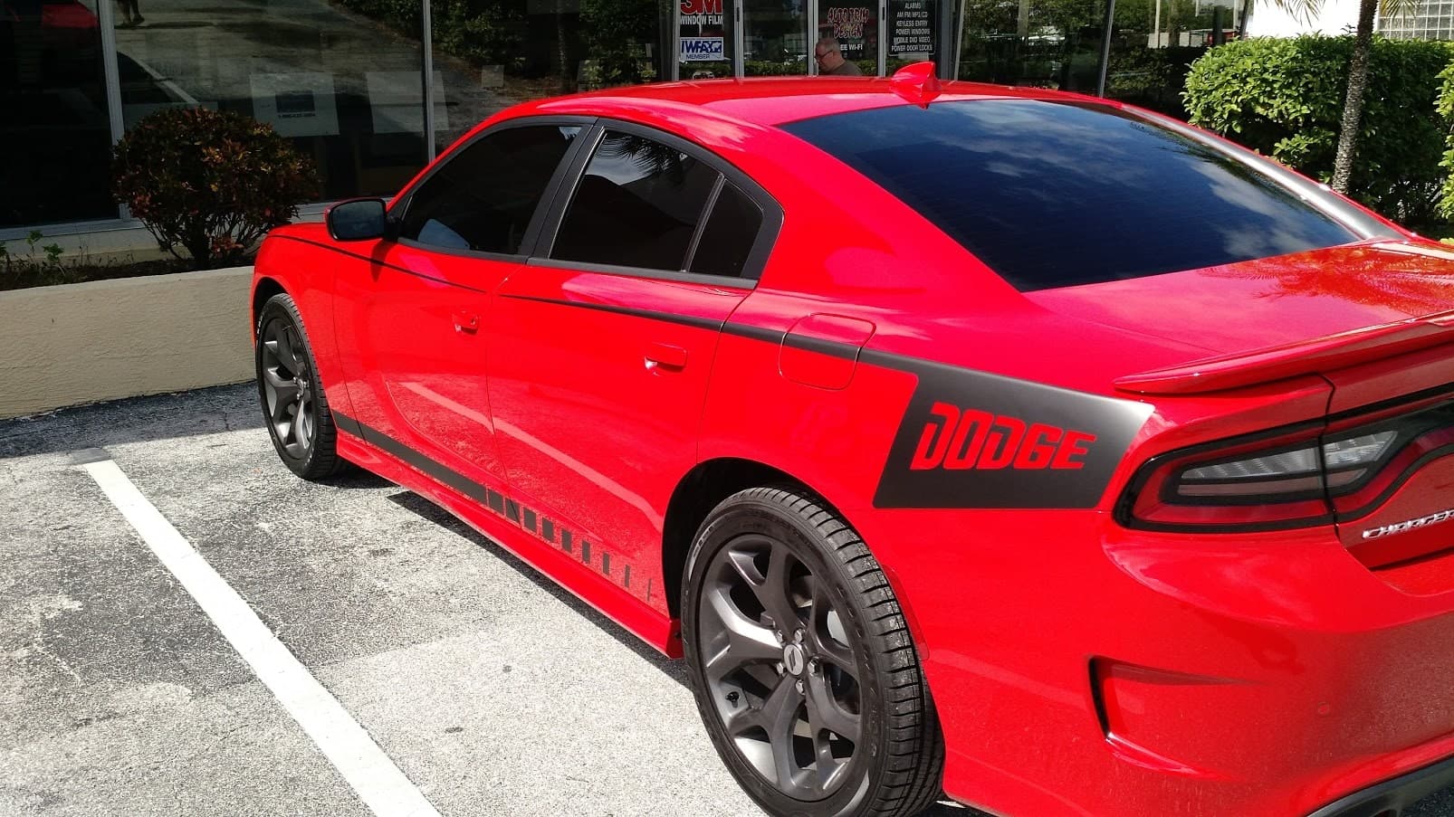 Custom vinyl graphics on custom vehicle by ATD Suncoast