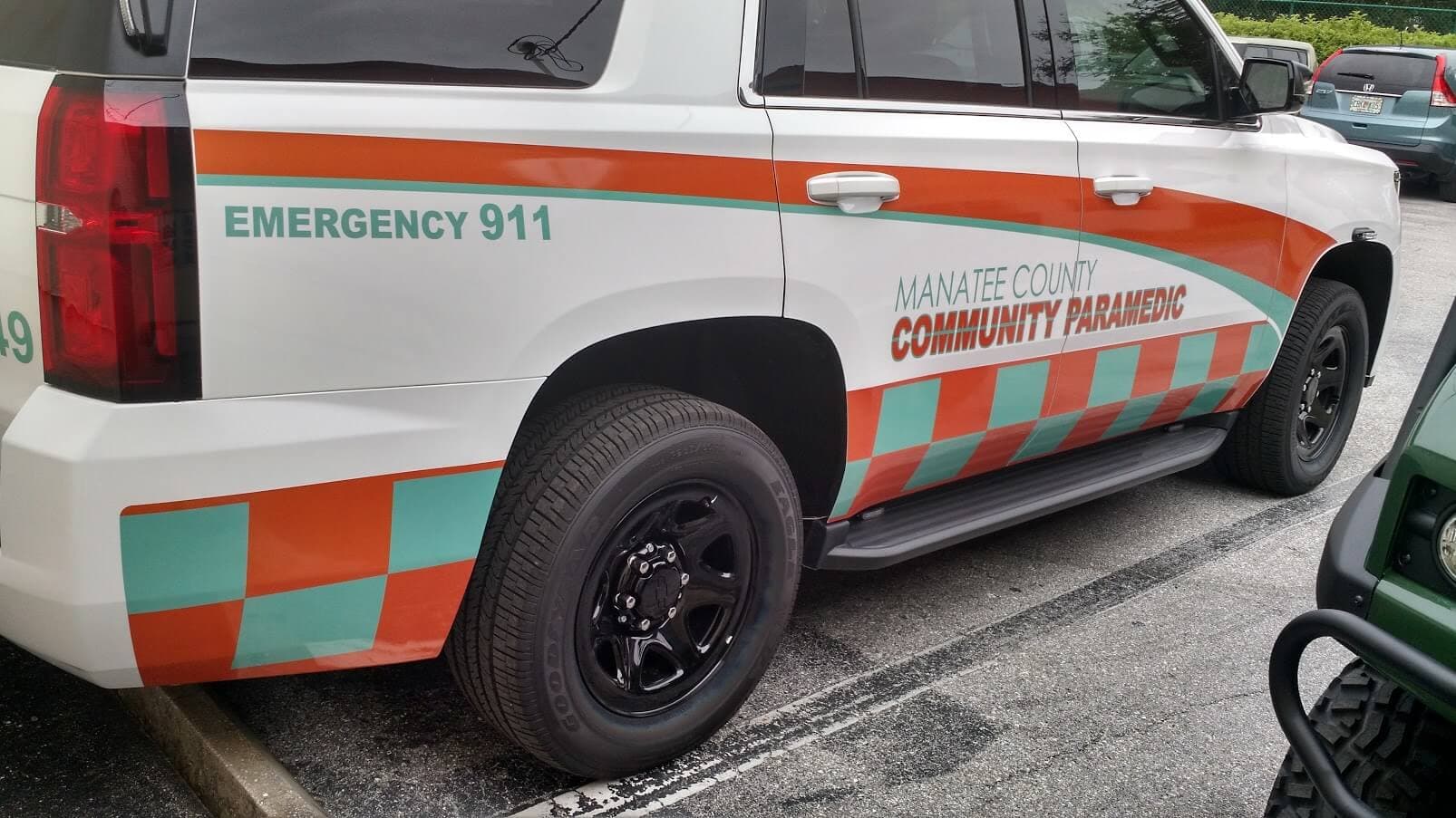 Emergency vehicle graphics by ATD Suncoast
