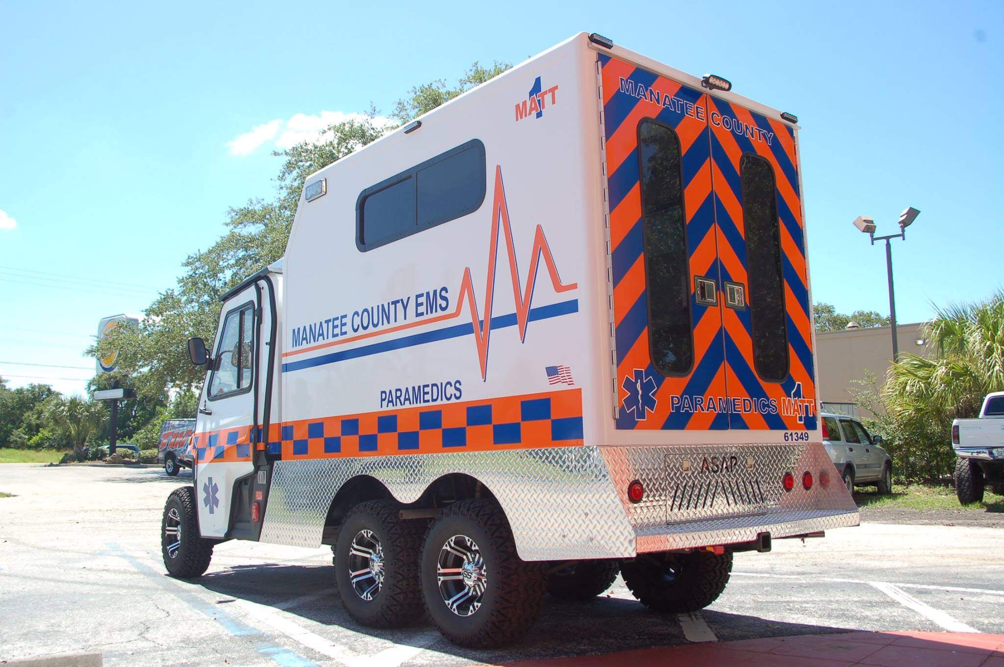 Emergency vehicle graphics by ATD Suncoast