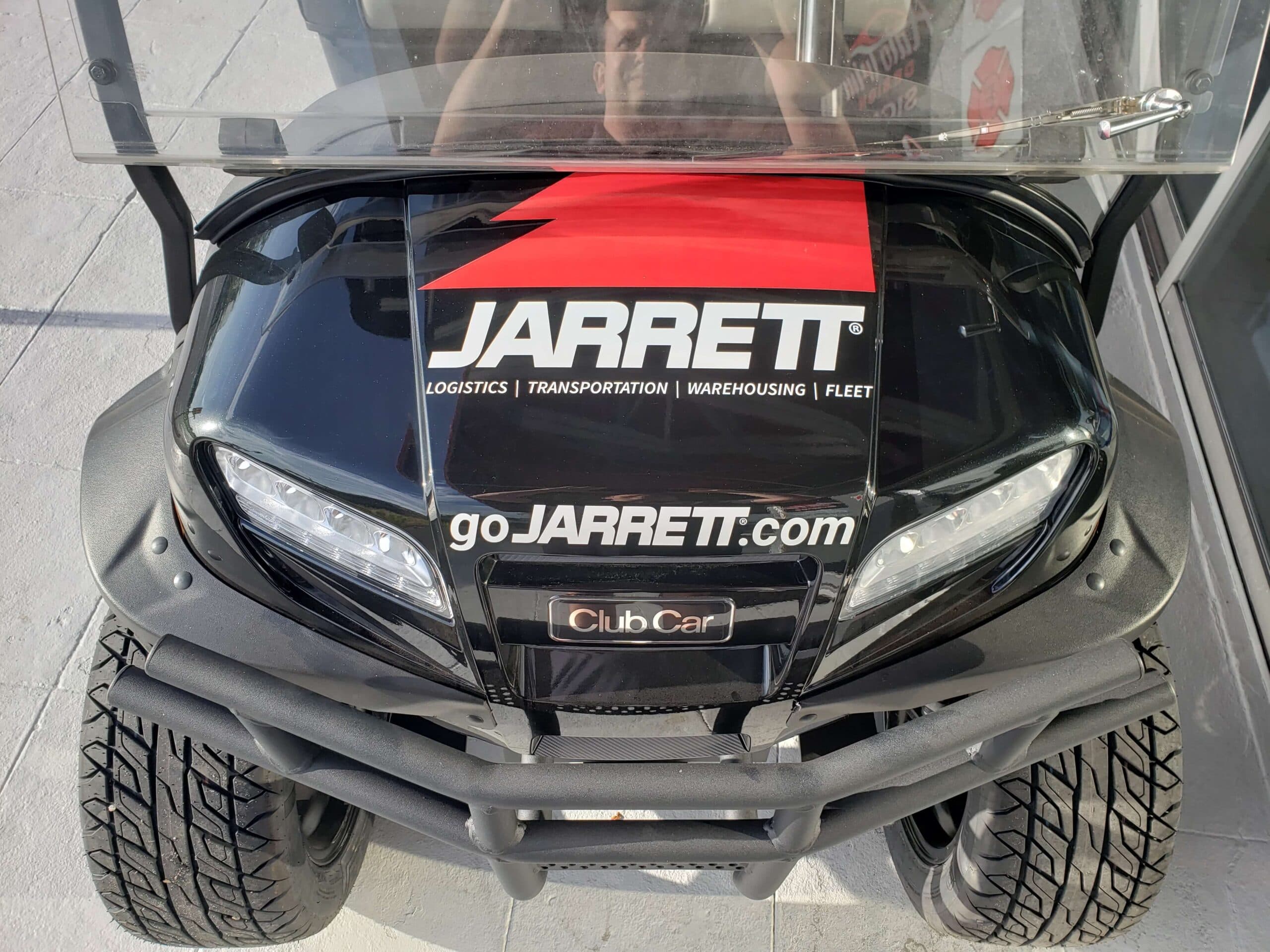 Custom golf cart graphics full wrap by ATD Suncoast
