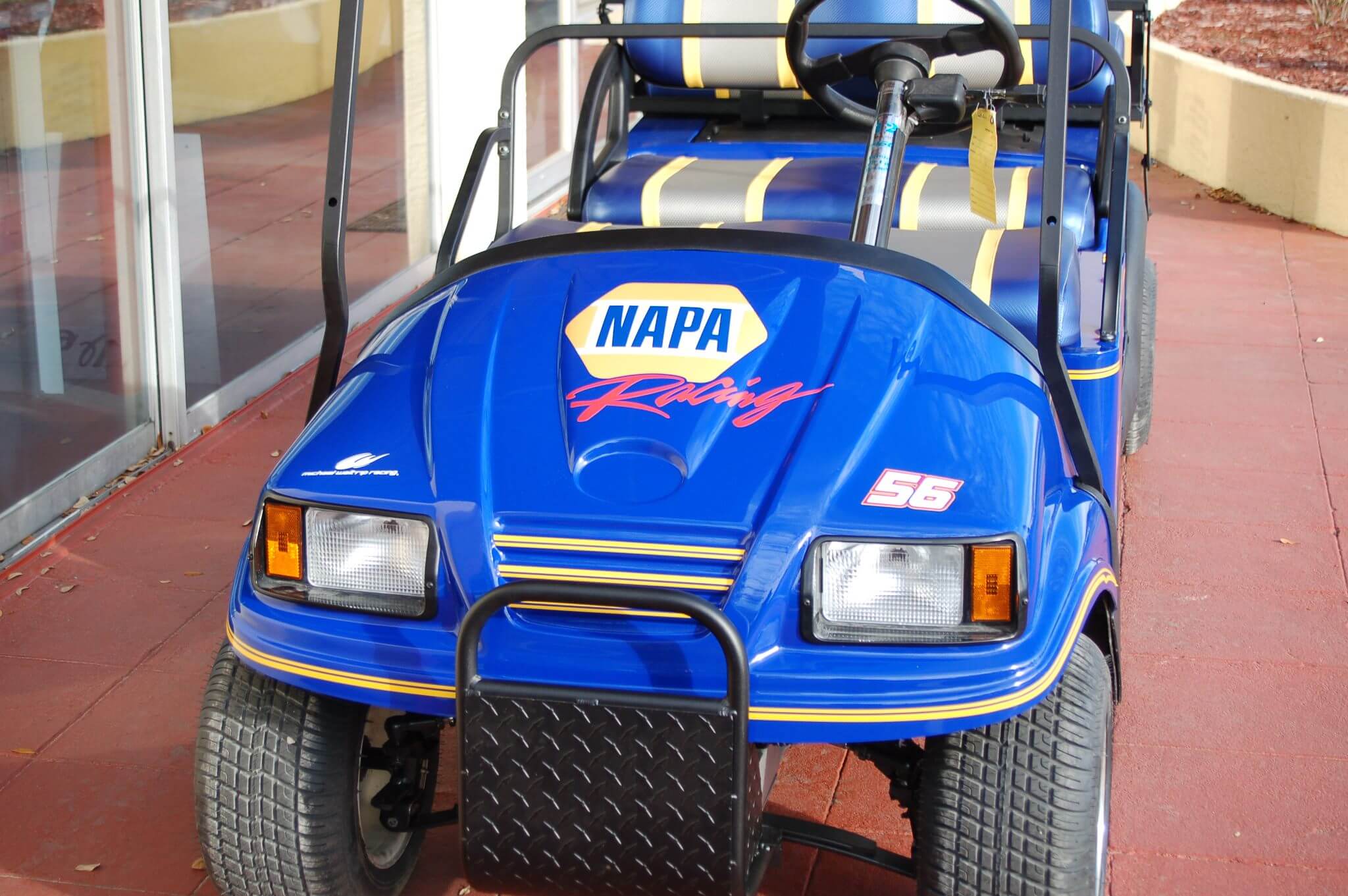 Custom golf cart graphics full wrap by ATD Suncoast