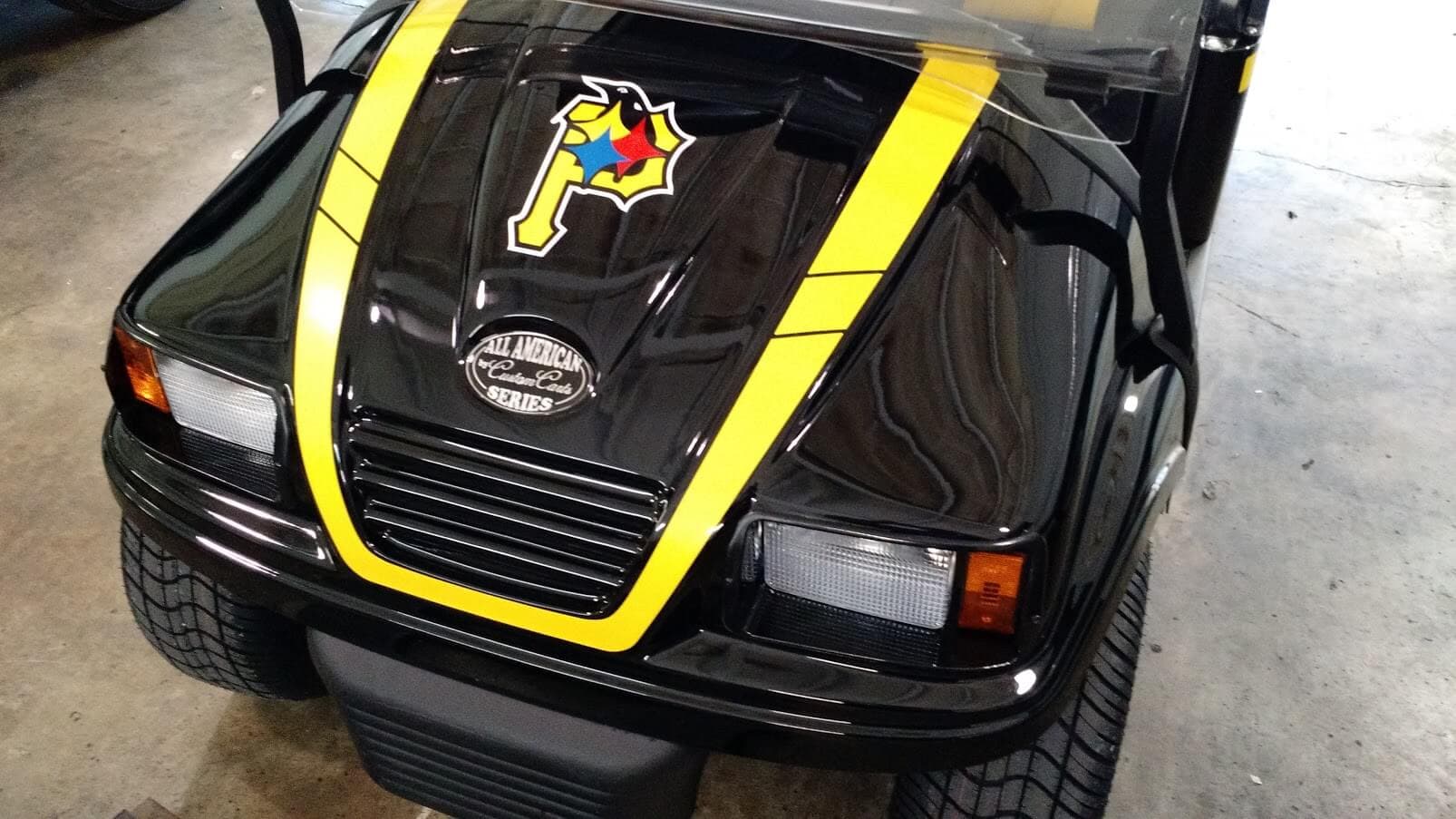 Custom golf cart graphics custom decals by ATD Suncoast