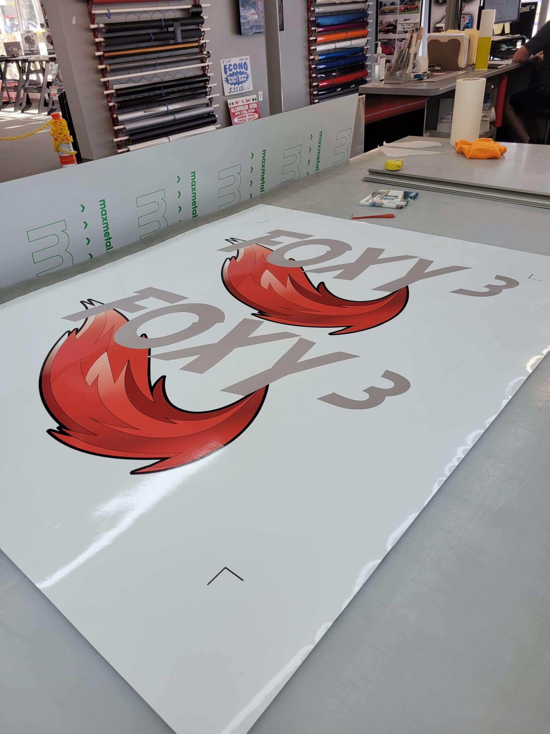 Custom business signage by Auto Trim Design