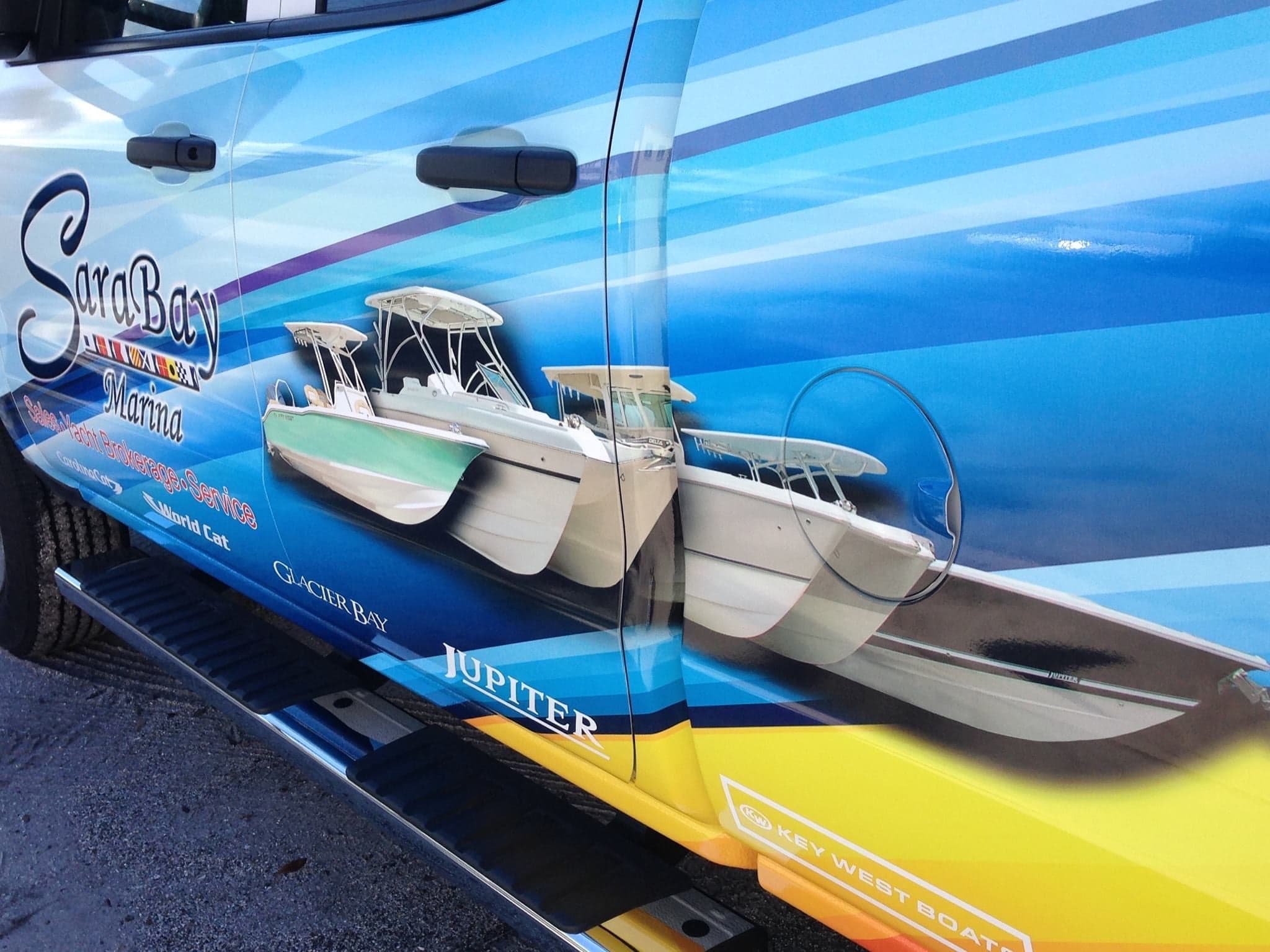 Vehicle wrap custom wrap by Auto Trim Design Bradenton