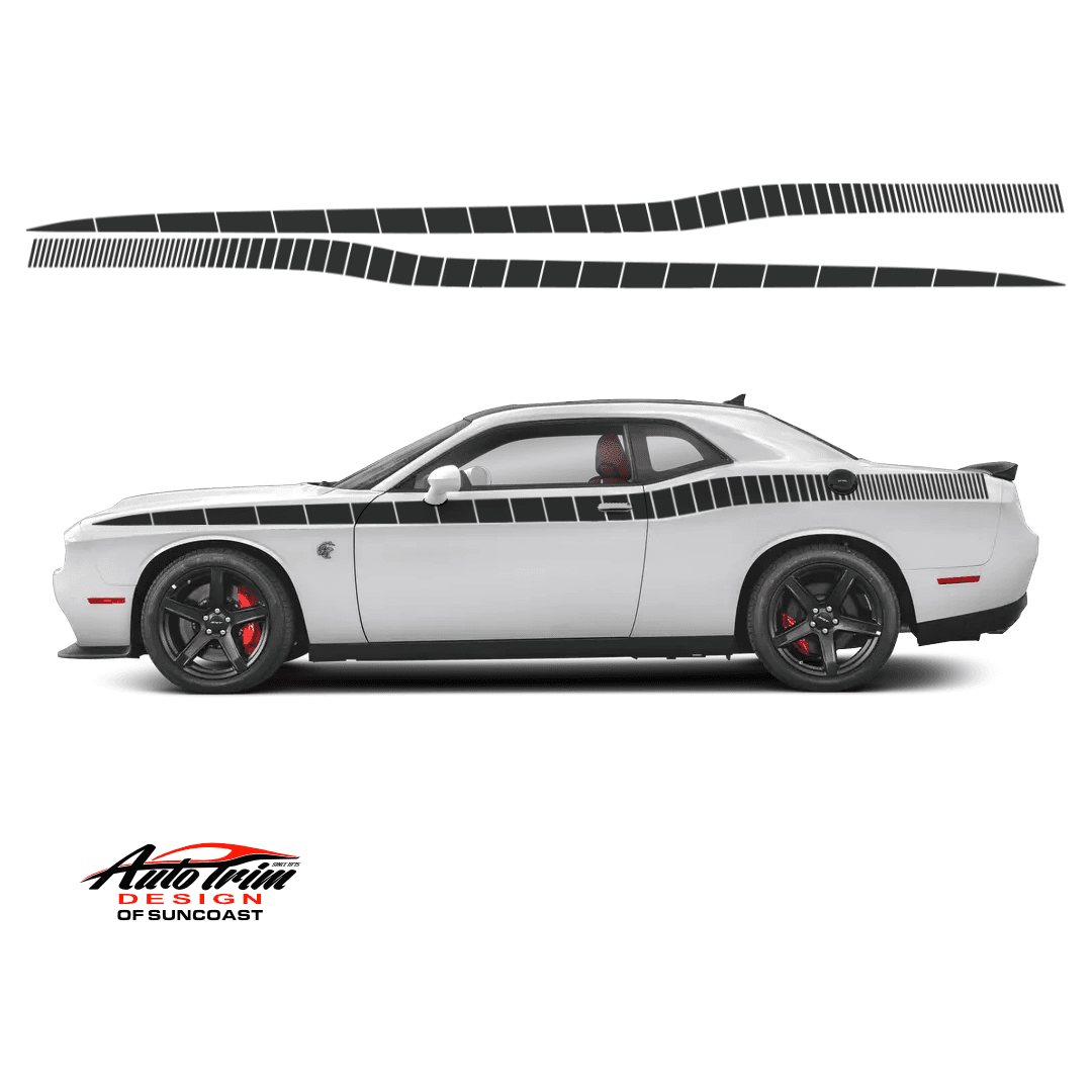 Dodge Challenger Strobe Side Stripe