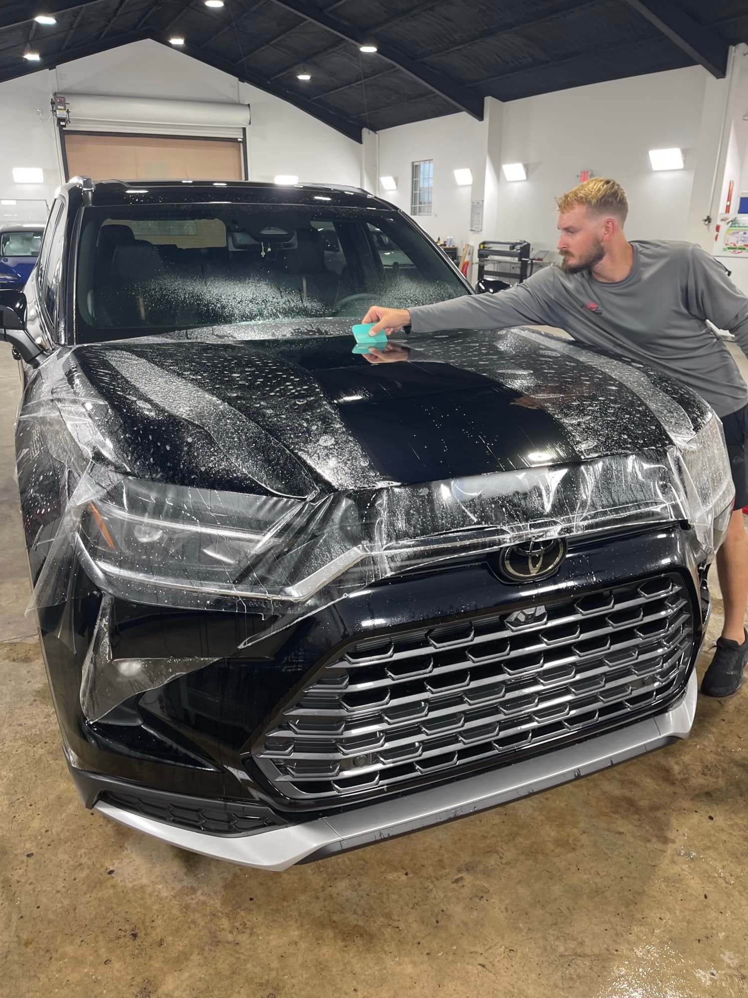 Paint protection film installation at Auto Trim Design of Suncoast in Bradenton FL